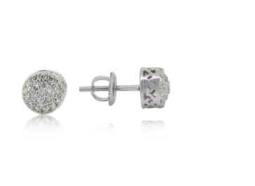 10k Genuine Diamond earring .45 ctw Round